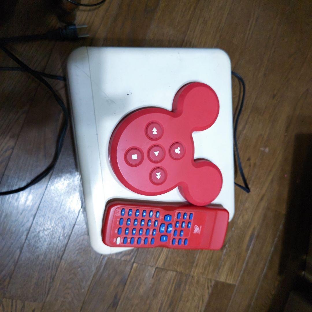 ミッキー型テレビ  DVDプレイヤー セット ディズニー ミッキーマウス型テレビ＆DVDプレーヤー - メルカリ