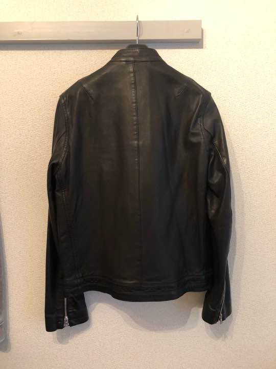 TOMORROWLAND トゥモローランド BLUE WORK レザージャケット トゥモローランド BLUE WORK ラムレザー シングル ライダース M