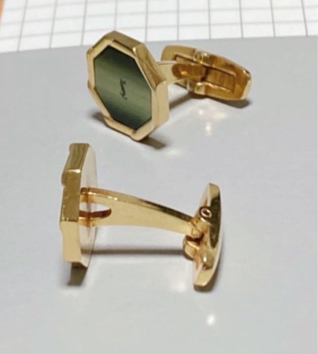 イヴ・サンローラン 3点セット ネクタイタイピン カフス 　YSL