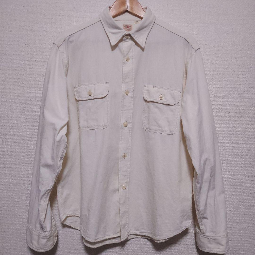 SUGAR CANE　シュガーケーン シャンブレーシャツ長袖　XLサイズ　美品 SUGAR CANE シュガーケーン シャツ 長袖 メンズ レディース