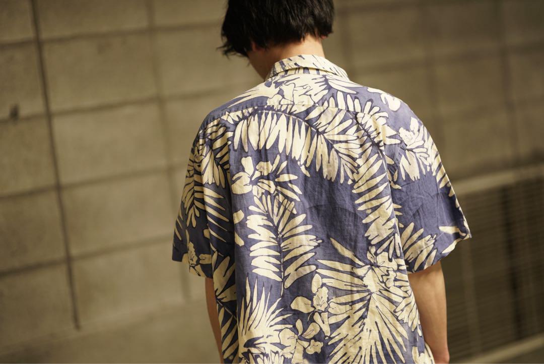 POLO RALPH LAUREN リネン アロハシャツ XL ビンテージ
