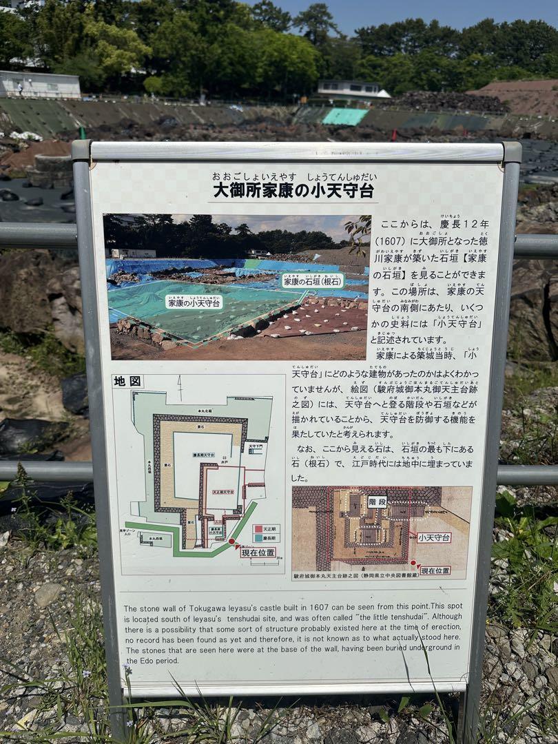 駿府城♡静岡／日本百名城／御城印②／突板／ヒノキ／徳川家康／三葉葵 