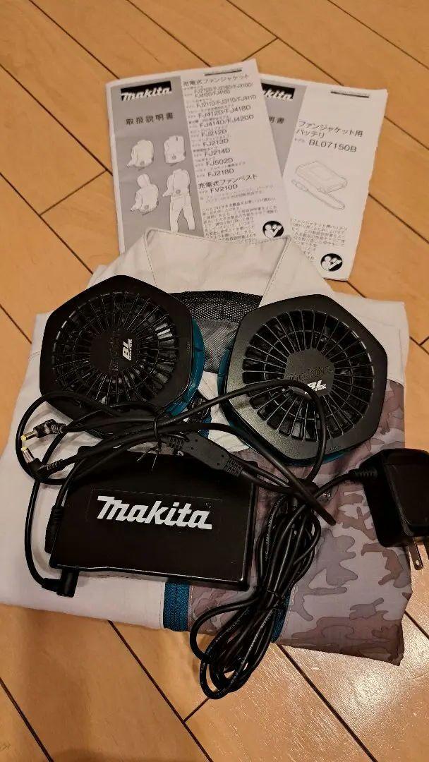 Makita 空調服4L 迷彩柄 ファン・バッテリー付き