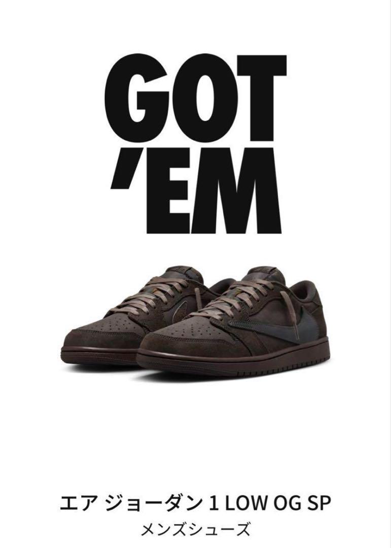 TRAVIS SCOTT × NIKE AIR JORDAN 1 LOW OG