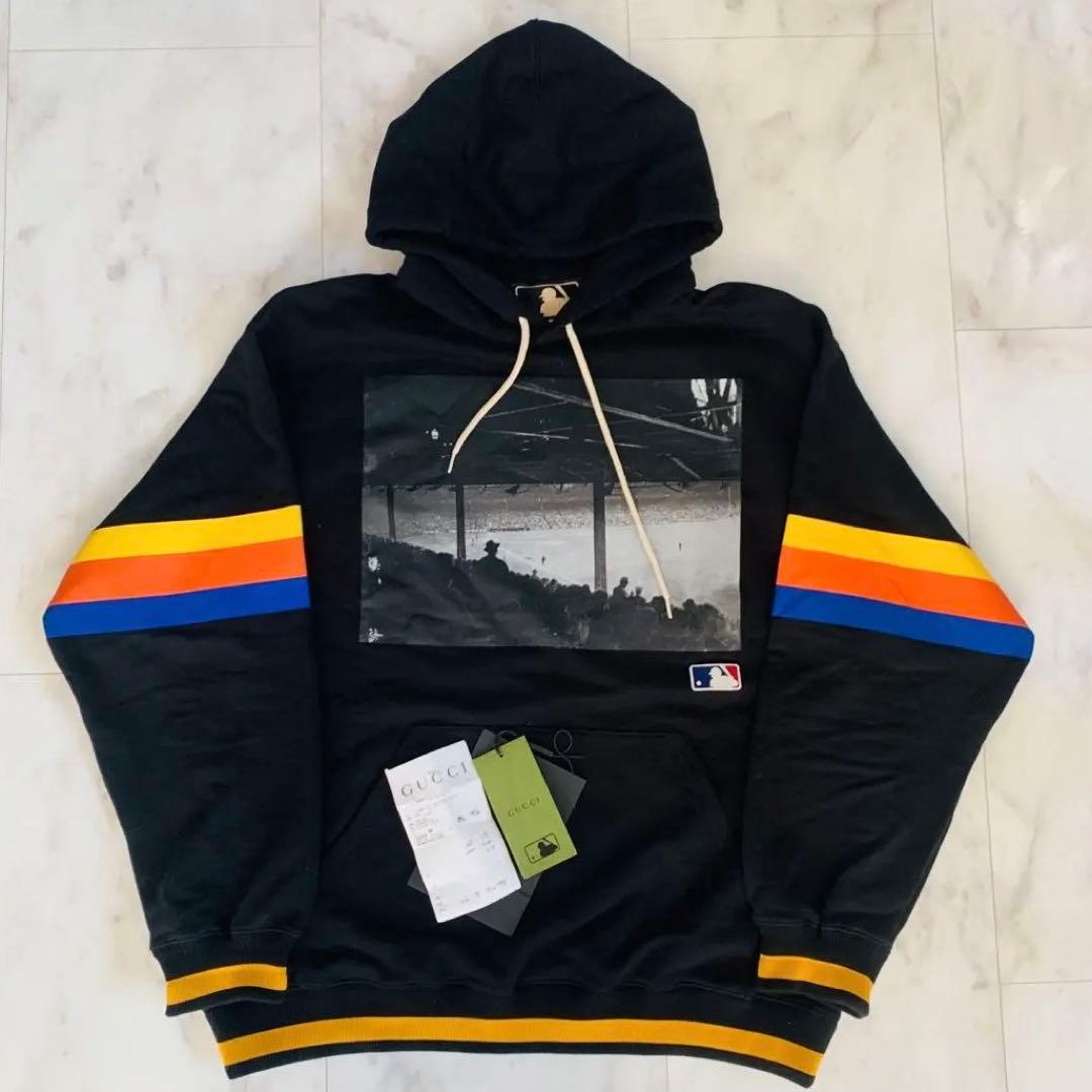 GUCCI MLB メジャーリーグ　コラボ　パーカー Lサイズ