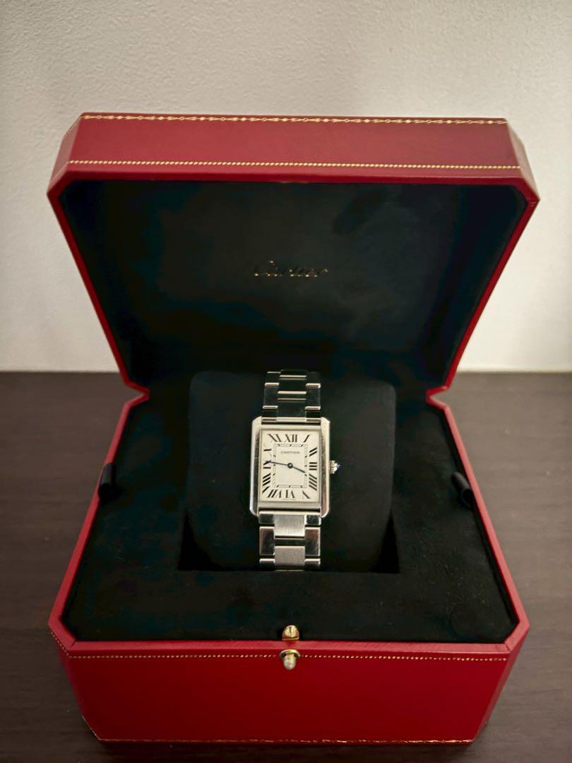 Cartier Tank ステンレススチール 時計