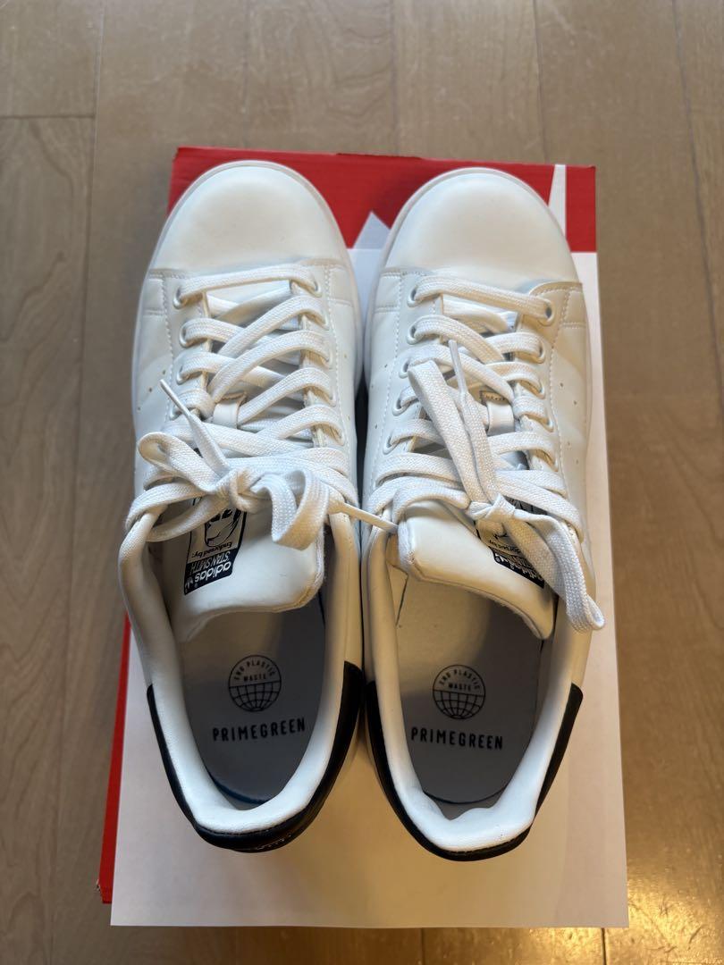 adidas スタンスミス　ホワイトネイビー25.5cm