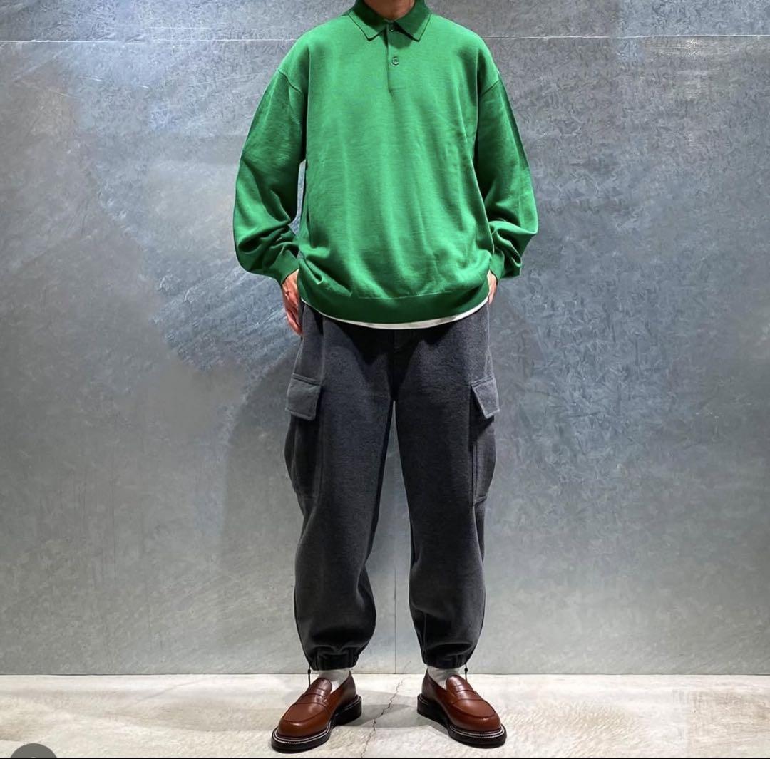 H> SOLID WOOL 2B COLLAR KNIT 金山大成 - メルカリ
