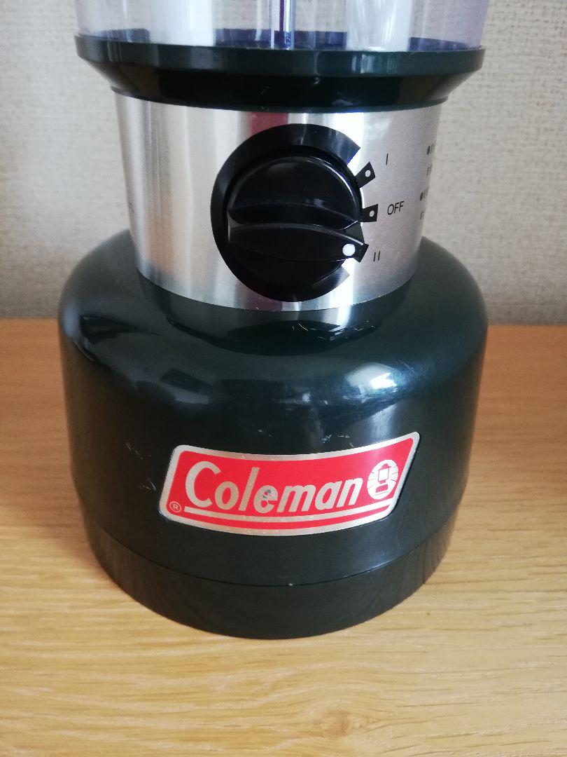 レトロ Coleman(コールマン) 蛍光灯ランタン 電池式 単1電池6本