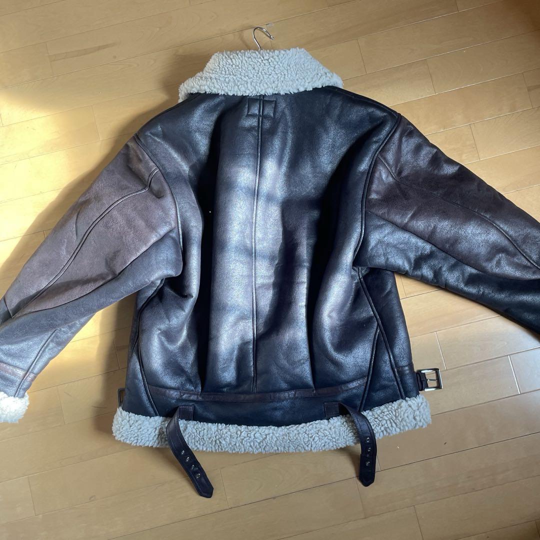 モンキータイム　フェイクムートン　B-3ジャケット