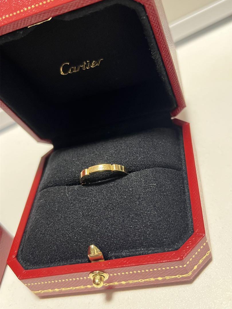 高評価レビュー Cartier オリジナルボックス付き ゴールドリング アクセサリー
