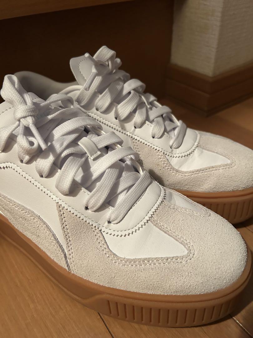 Puma ホワイト スニーカー　SnowMan