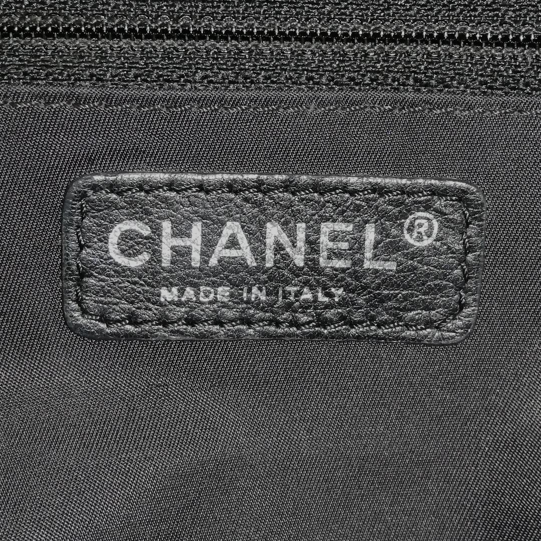 【美品級】CHANEL（シャネル）パリビアリッツMM　 トートバッグ　ブラック