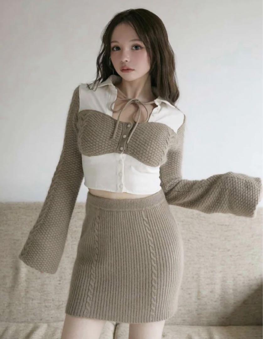 andmarry Luna angora set upアンドマリー