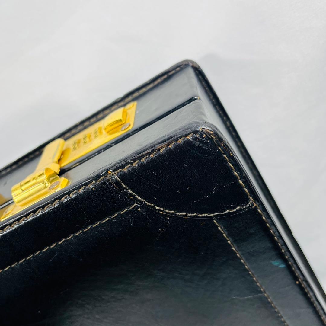 Bally バリー レザー アタッシュケース ヴィンテージ ブラック Bally バリー レザー アタッシュケース ヴィンテージ ブラック