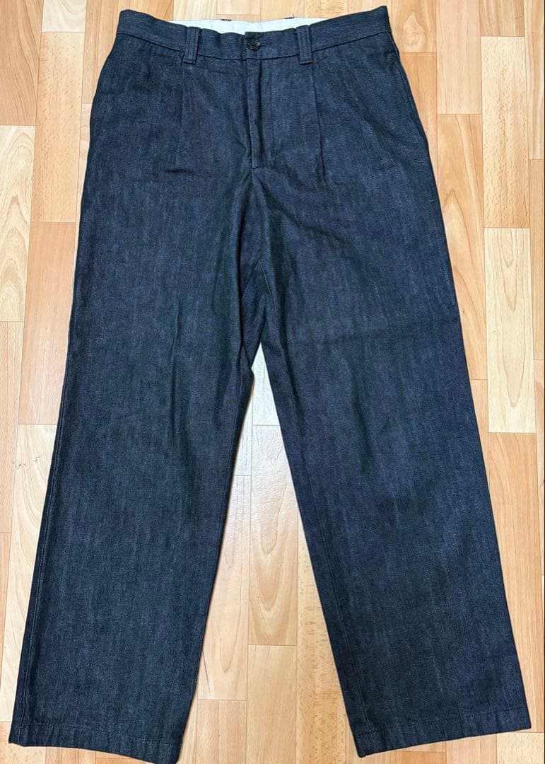 タックストレートパンツ 2色セットM