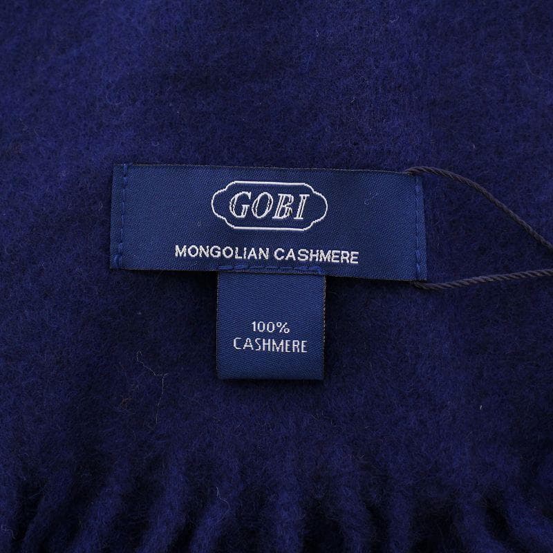 ゴビ GOBI マフラー ストール カシミヤ 青 /BM ■MU レディース