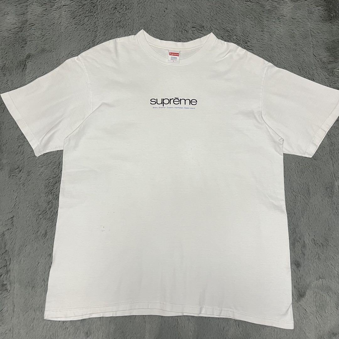 【大人気】Supreme シュプリーム 半袖 Tシャツ ホワイト 白【L】