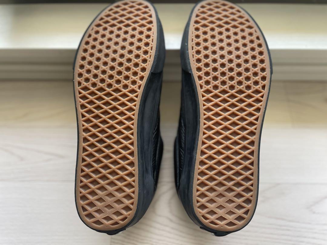 VANS OLD SKOOL スニーカー レザー オールブラック US正規品
