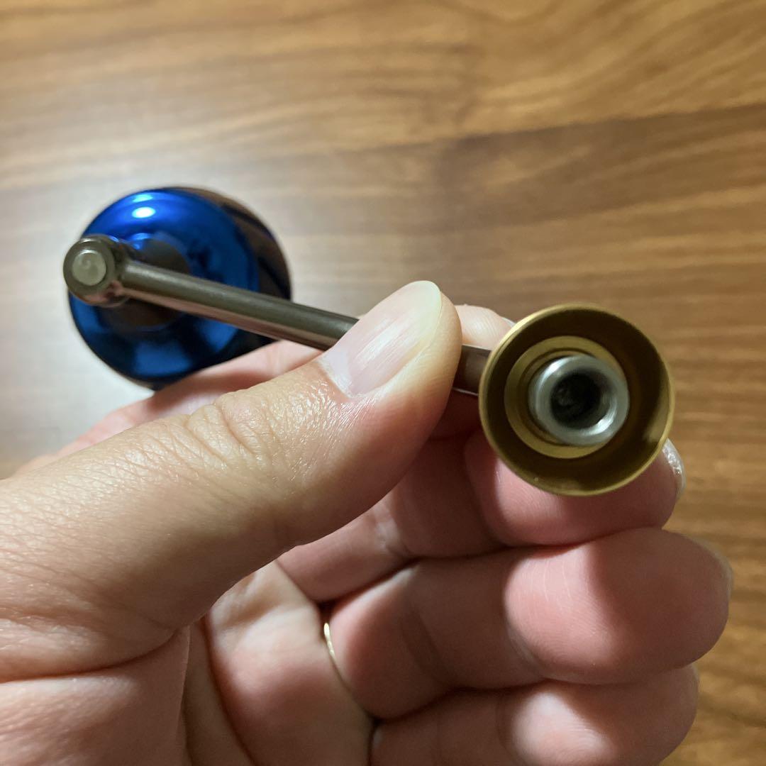 美品　ダイワ用　マシンカットハンドル　60mm SLP WORKS スタンド