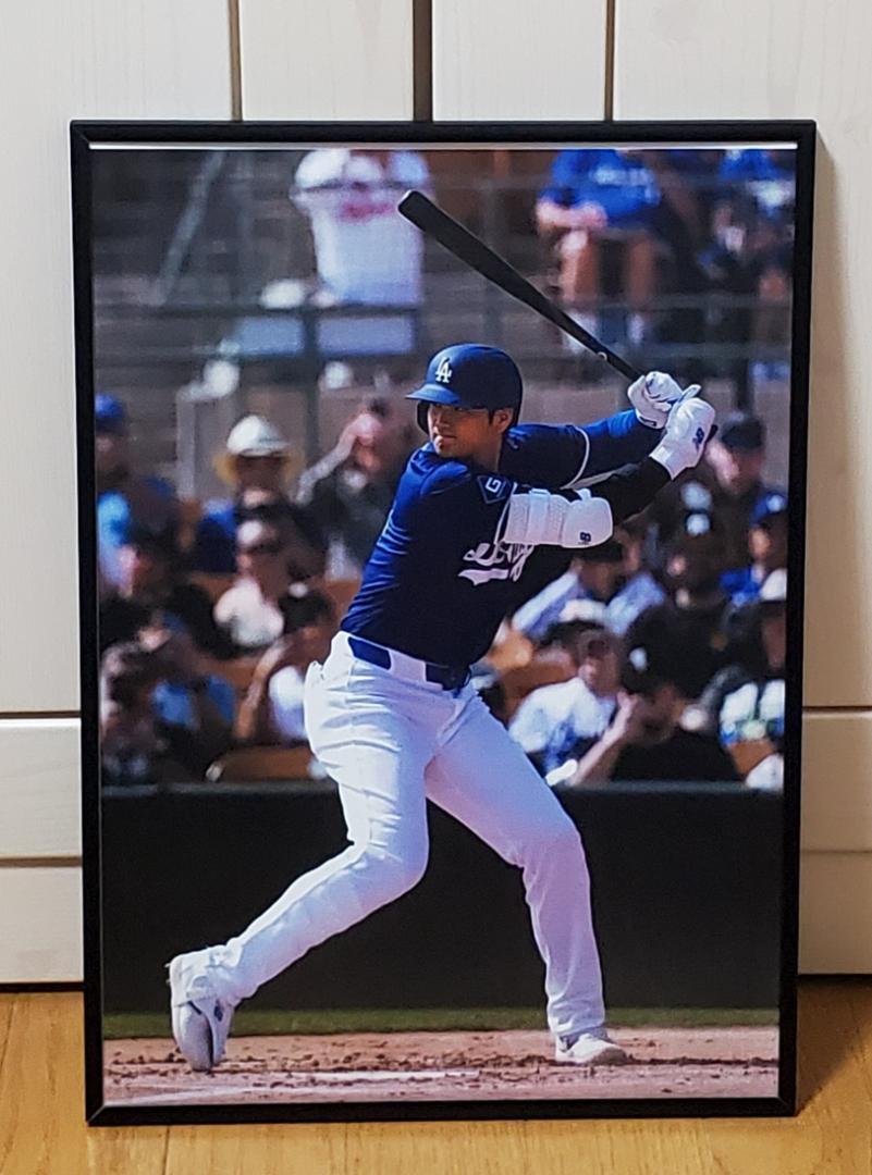 key ドジャース大谷翔平 MVP！A3ポスターフレーム付き⑧セット 祝ドジャース大谷翔平 2024年MVP獲得！A3サイズポスターフレーム