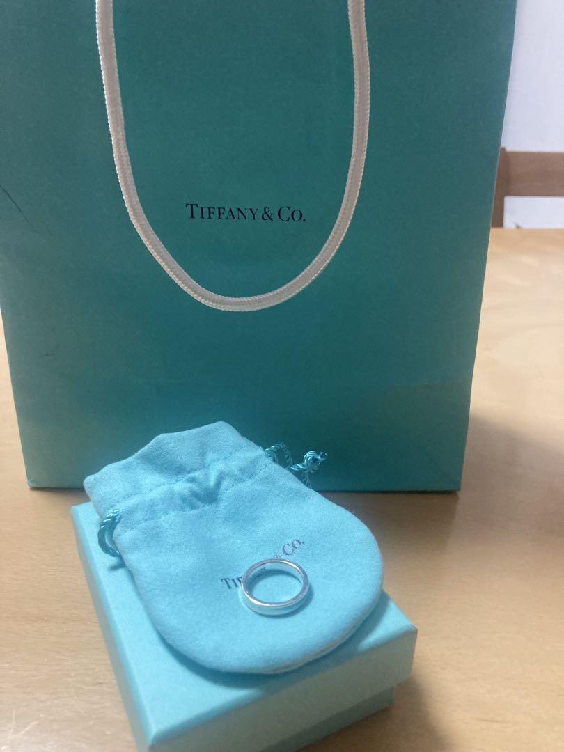 Tiffany&Co. 約9号 1837 ナロー リング シルバー925