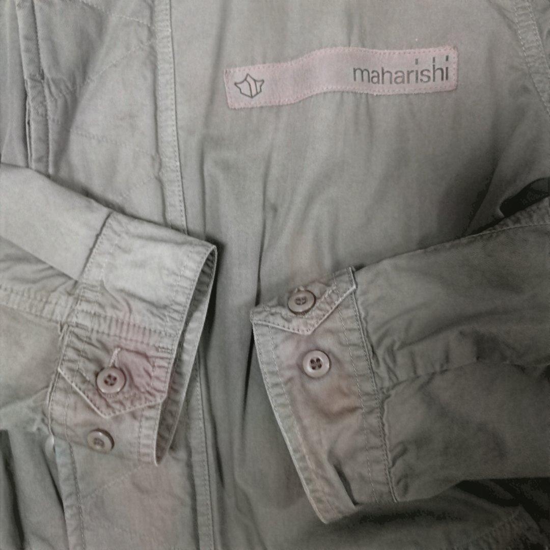 maharishi オリーブ フード付きモッズコート riri ファスナー maharishi オリーブ フード付きモッズコート riri ファスナー