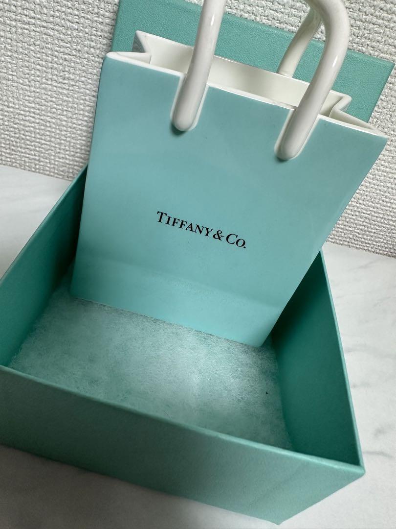 ショッピングバッグ小物入れ、花瓶(Tiffany& Co.)ティファニー