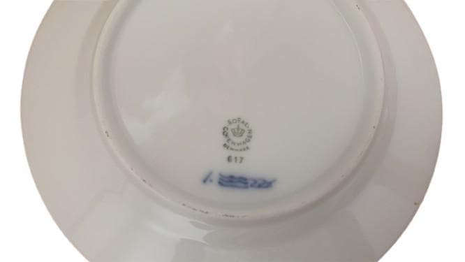 ロイヤルコペンハーゲン　ブルーフルーテッド ハーフレース プレート 17cm