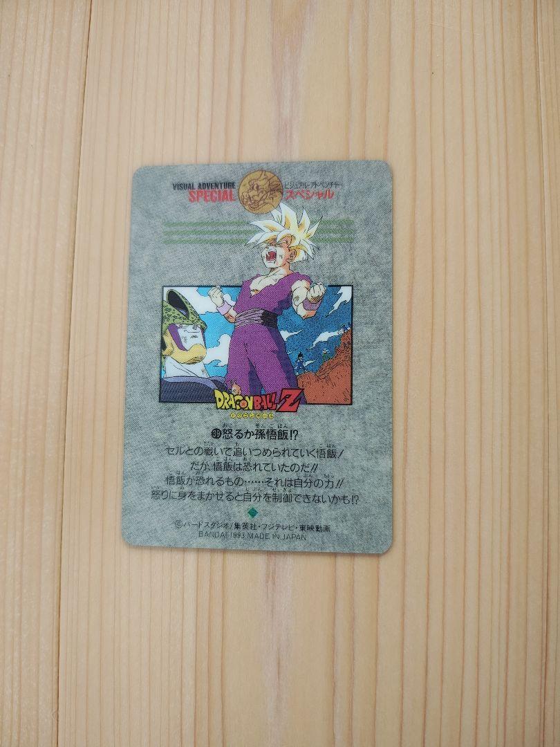 ドラゴンボール ビジュアルアドベンチャースペシャル 39 怒るか孫悟飯 5852] ドラゴンボールカードダス ビジュアルアドベンチャー