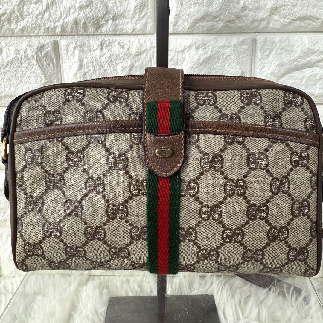GUCCI オールドグッチ GGスプリーム シェリーライン ショルダー バッグ