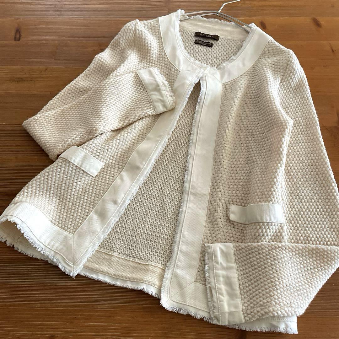 美品　Ballsey ボールジィ　上品ノーカラージャケット