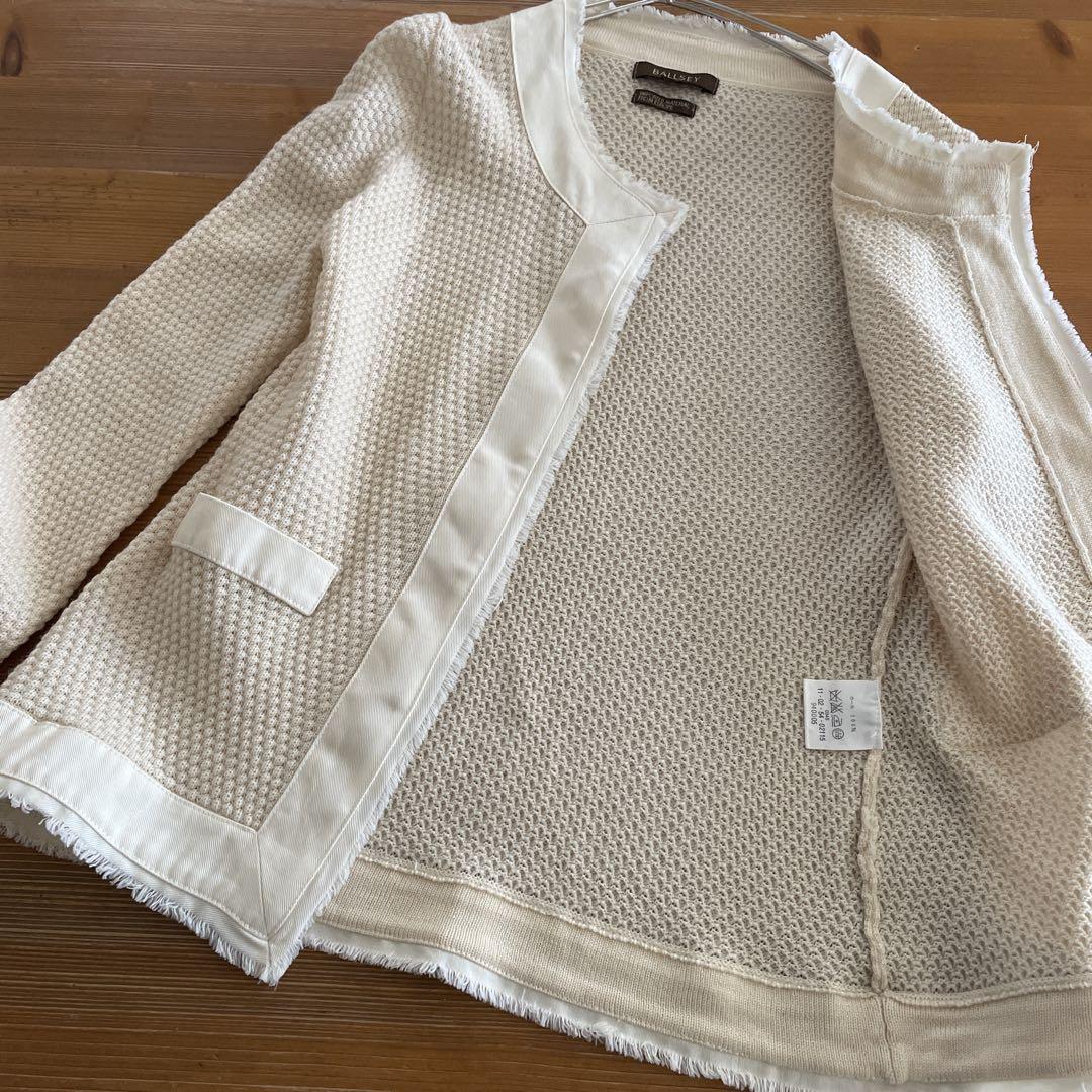 美品　Ballsey ボールジィ　上品ノーカラージャケット