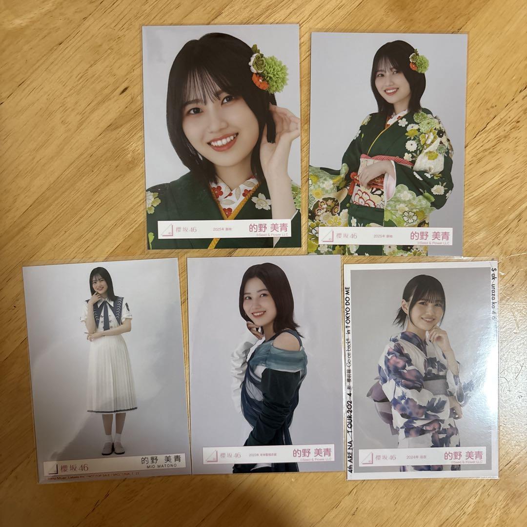 櫻坂46 的野美青 生写真 17枚 まとめ売り - メルカリ