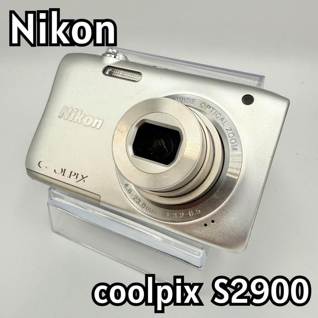 Nikon COOLPIX S2900 シルバー Amazon | Nikon デジタルカメラ COOLPIX S2900 5倍ズーム 2005万