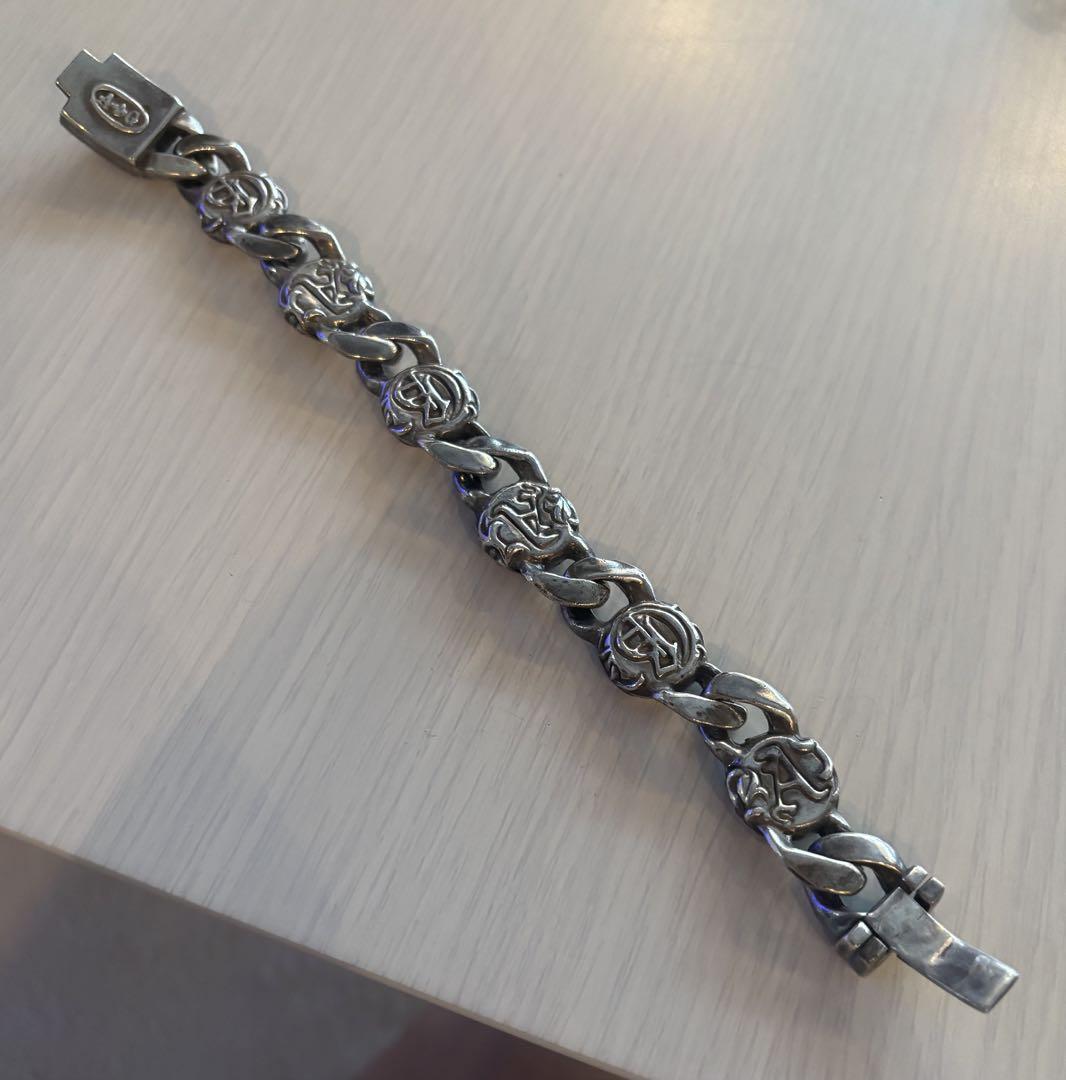 セットアップ シルバー ブレスレット A&G SV925 ロゴ チェーン アクセサリー