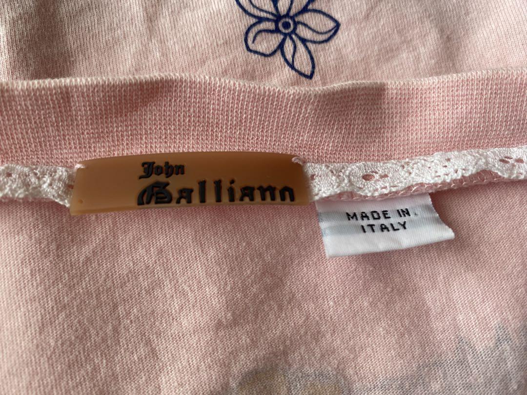 希少 John Galliano ジョン・ガリアーノ VネックTシャツ