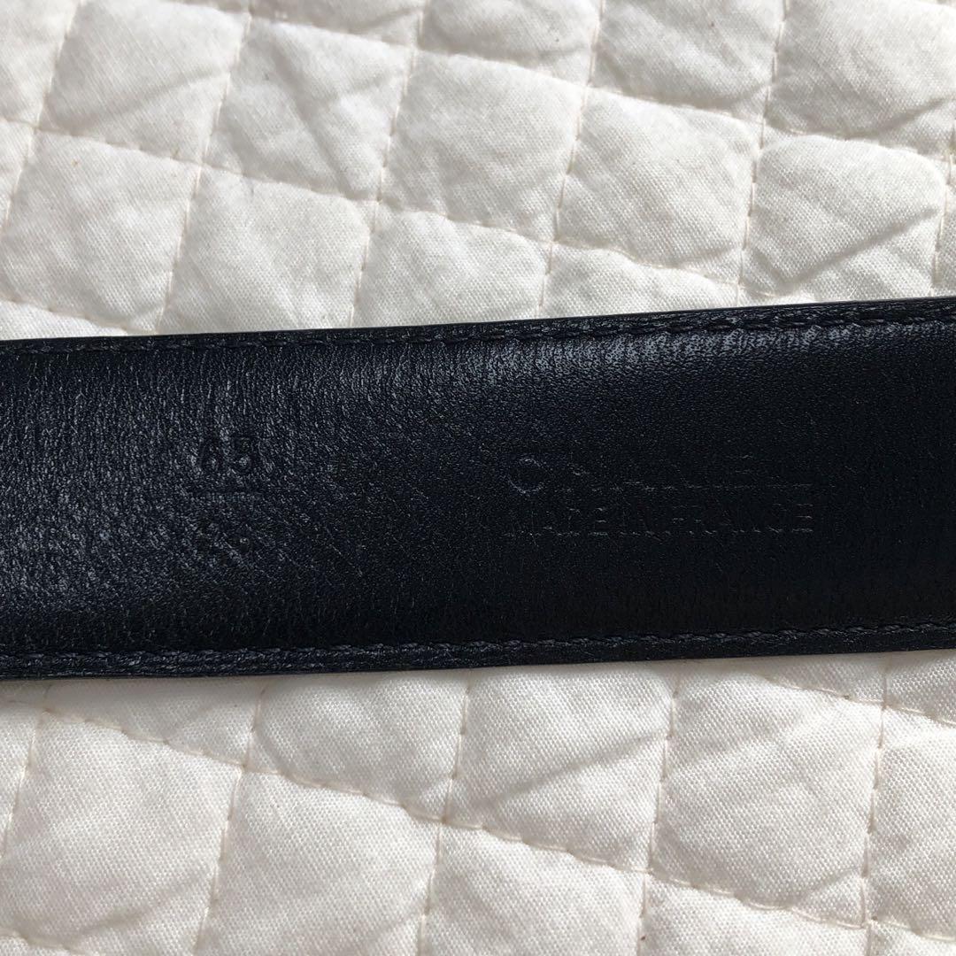 CHANEL シャネル ココマークバックル レザー 革 ベルト　ビンテージ