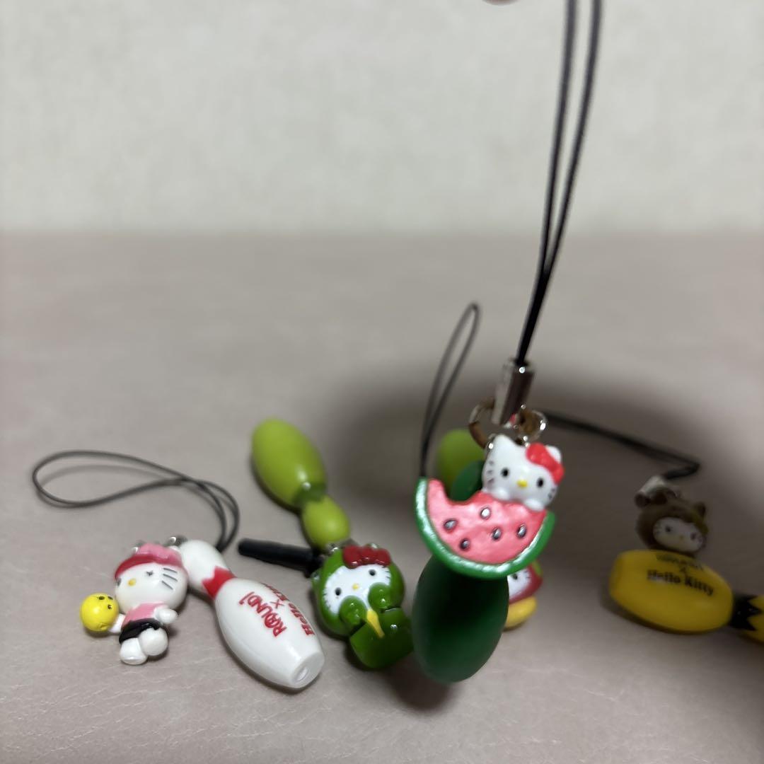 Hello Kittyハローキティ サンリオ©️ストラップ 根付セット非売品