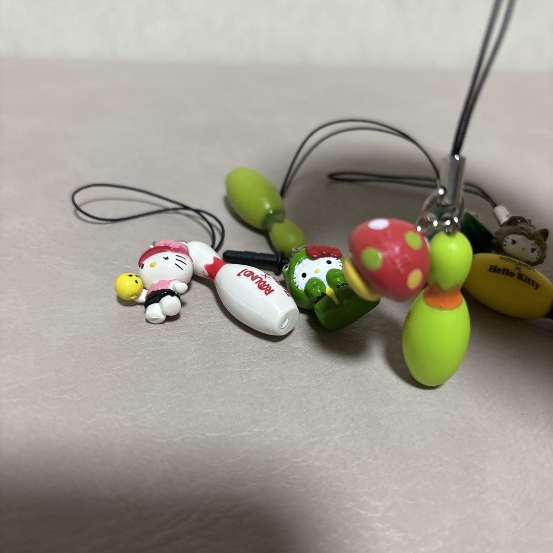 Hello Kittyハローキティ サンリオ©️ストラップ 根付セット非売品