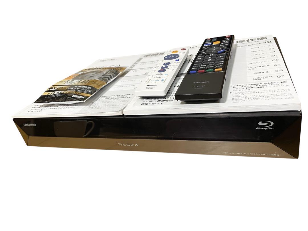 【美品 1週間保証付き】東芝 1TB ブルーレイレコーダー RD-BZ800