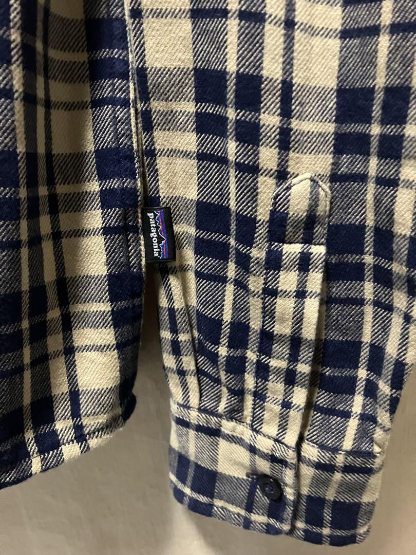 patagonia チンストラップ フランネルシャツ M ネルシャツ surf
