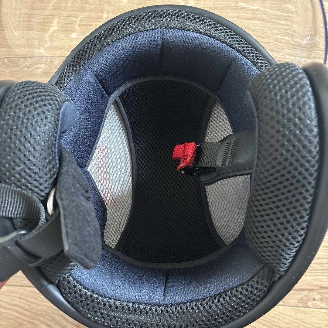 HONDA Monkeyヘルメット　レッド×ホワイト　Mサイズ