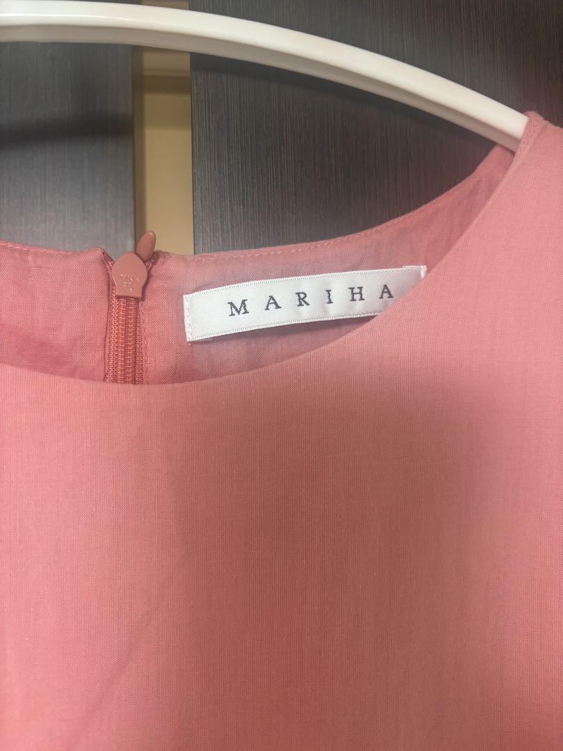 MARIHA マリハ 夏のレディのドレス ロングワンピース サーモンピンク 38