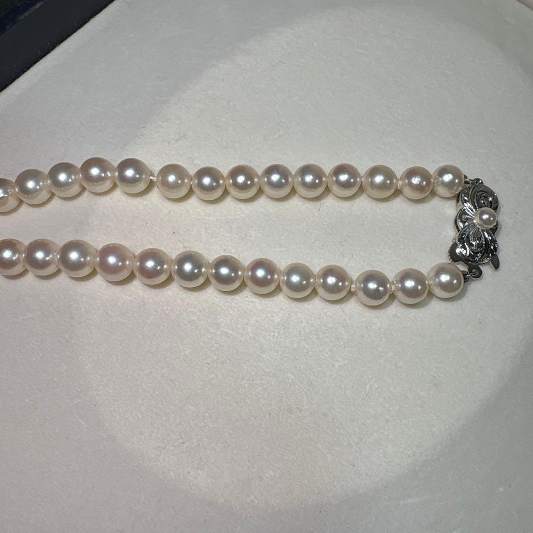 【テリ強】ミキモト あこやパールネックレス 約42.5cm 約6.0-6.4 【テリ強】ミキモト あこやパールネックレス 約42.5cm 約6.0-6.4