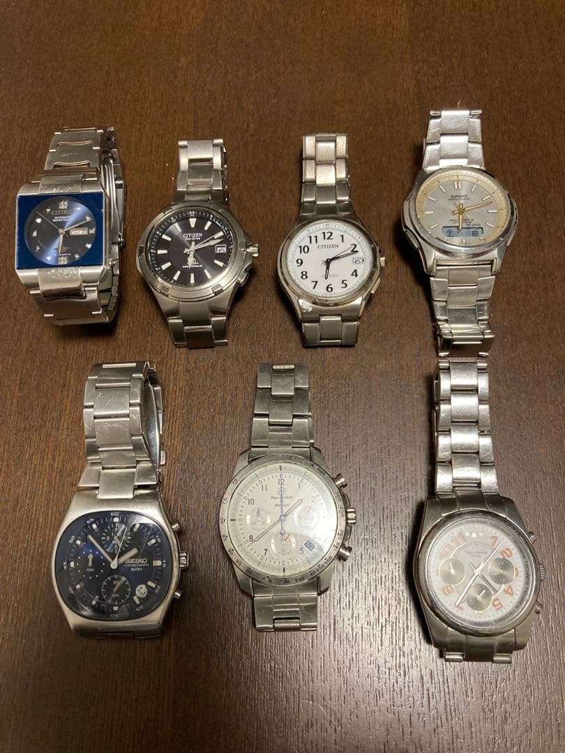 CITIZEN他アナログ時計セット販売 【ジャンク扱い品】