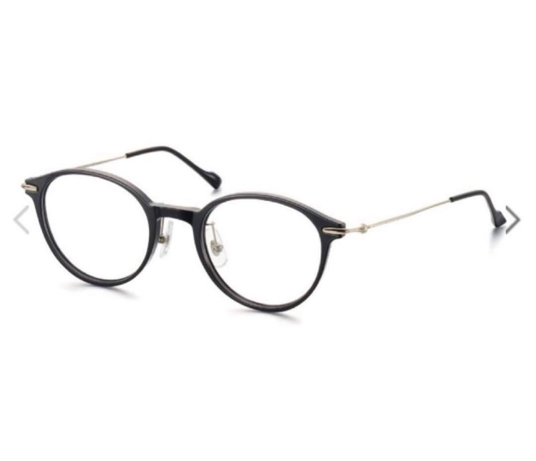 日本製ボストンメガネ【試着のみ】30,800円　メガネケース付き