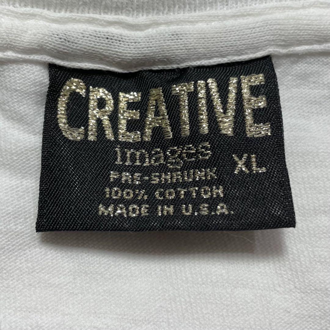 ヴィンテージ　シンプソンズ　イッチー&スクラッチー　古着　90s Tシャツ　白
