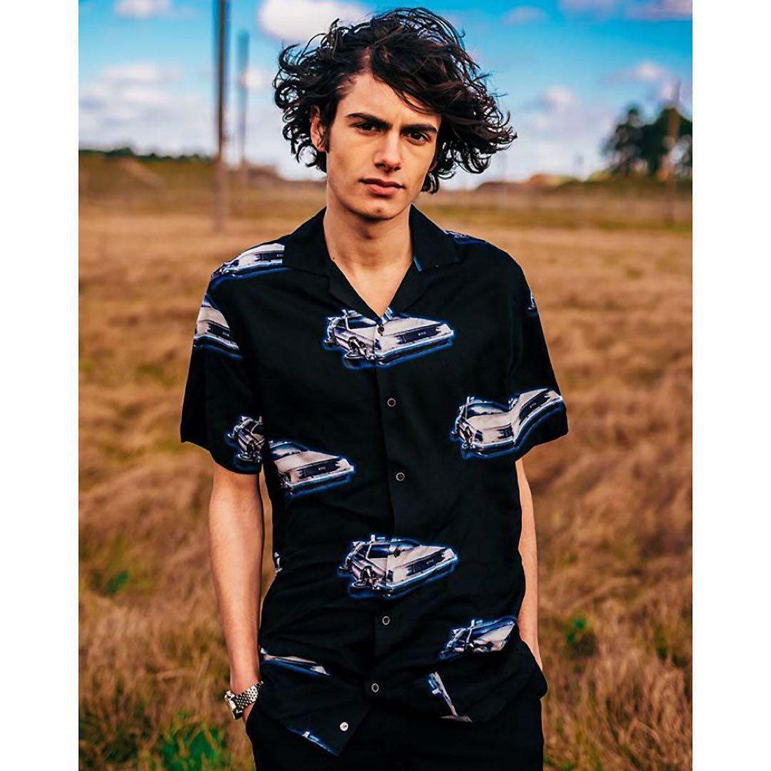 BACK TO THE FUTURE デロリアンシャツ レーヨン オフィシャル BACK TO THE FUTURE デロリアンシャツ レーヨン オフィシャル