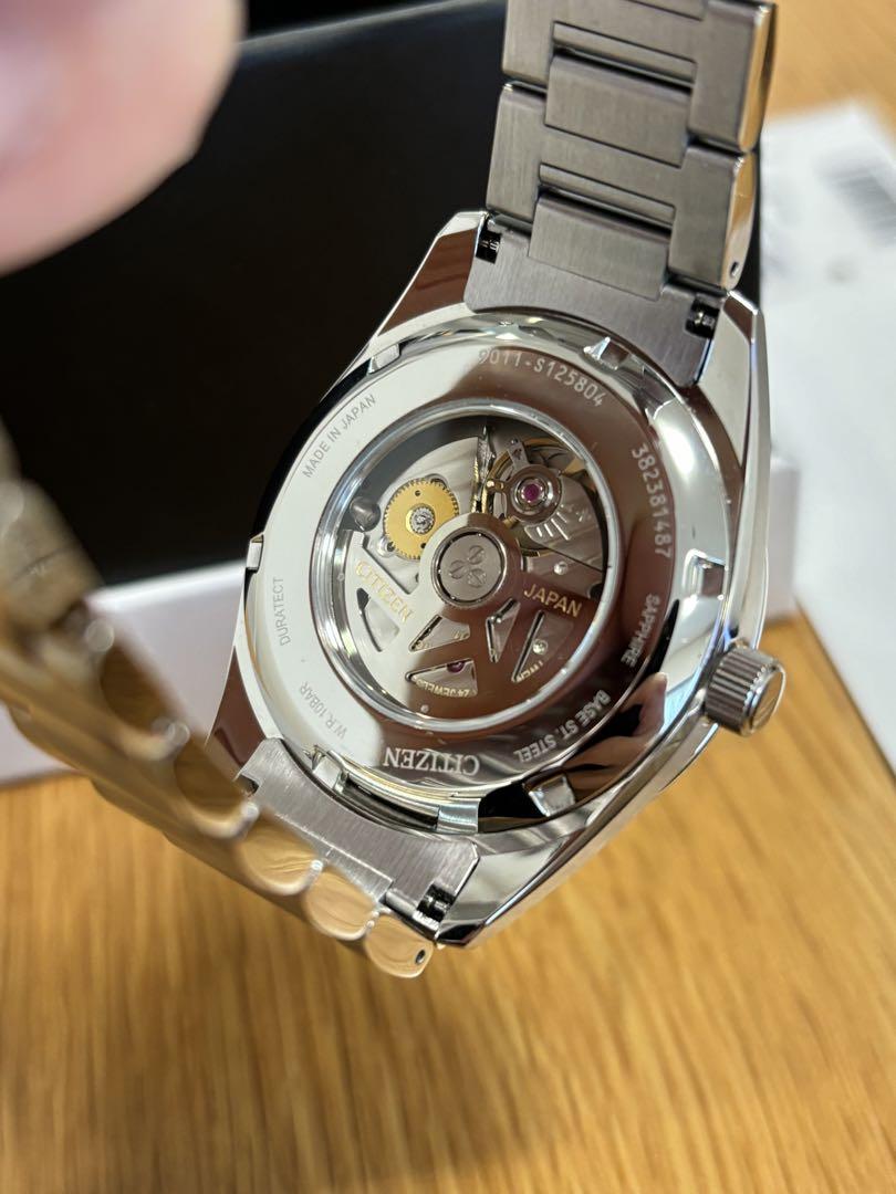 【超美品】シチズン　NB1050-59E ブラック